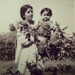 Major Bhupender's Wife with her daughter