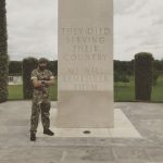 Gurcharan Mall – Grandson of Shaheed Gurmel Chand Mall – Pictured at the National Memorial Arboretum (Staffordshire, U.K)