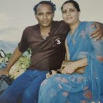 Maj Uttam Chand Katoch with his wife