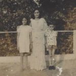 Major Vikrant Sastry with his mother and sister