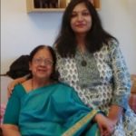 Major T Shyam Sundar's mother Mrs. T. Vijayalakshmi and sister Mrs. Kavita Panyam.