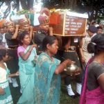 Sepoy Javra Munda's funeral