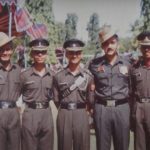 Lt Bhushan with his comrades