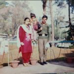 Maj Ghori with his family