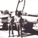 The Keelor brothers with a Gnat Aircraft