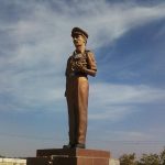 The statue of Capt Chander Choudhary