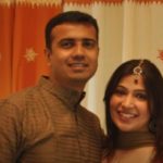 Wg Cdr Sahil Gandhi with his wife Himani