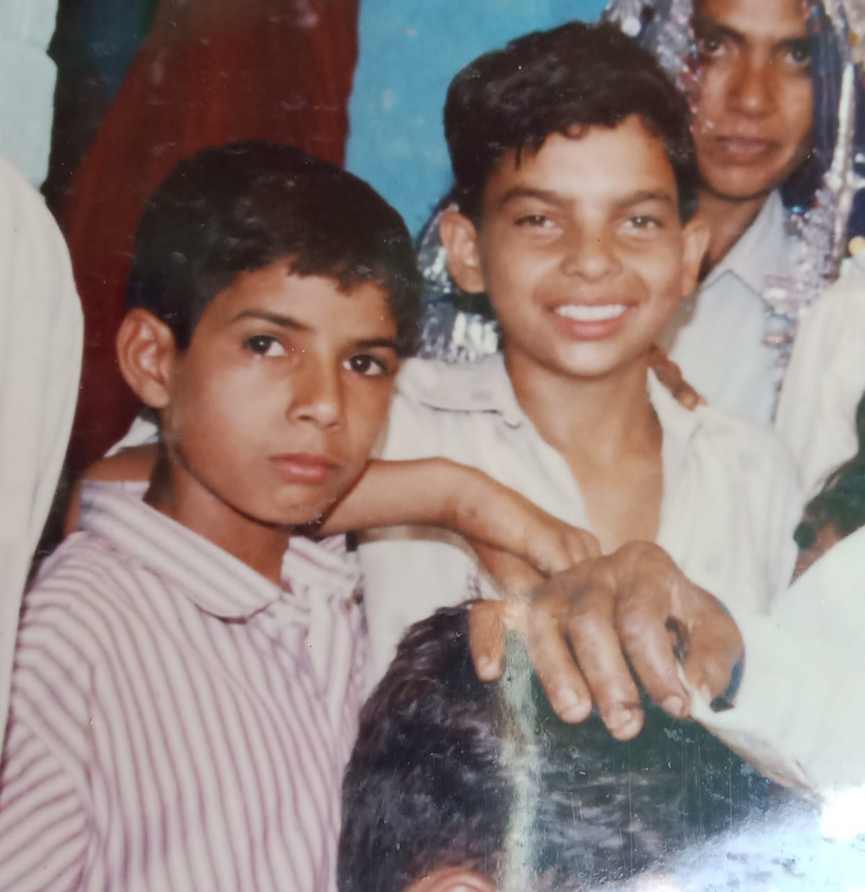 Naik Sandeep Kaliraman during his childhood days