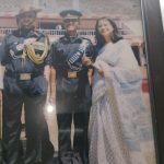 Maj Dixant Thapa along with his parents