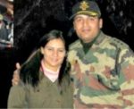 Maj Vineet Verma with his wife Smt Ruchi Verma
