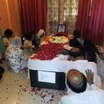 His family members paying tribute to Flt Lt Sunit Mohanty