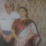 Major Suresh Harsha with his wife Smt Sarita