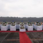 Wreath laying ceremony of seven soldiers including Rfn Akshay Pathania