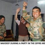 During party in Officers' mess