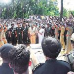 Gun salute to Lt Col Niranjan