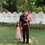 Col MS Chauhan with his dughters