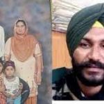 Hav Mandeep Singh with his family