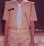 Captain Vikram as a boy scout