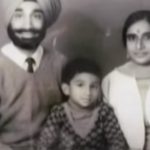 2nd Lt Rajeev Sandhu's childhood picture with his parents