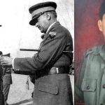 Colonel chewang Rinchin reciving award for his Bravery